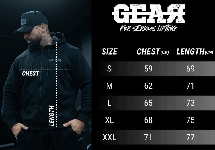 GEAR ZIPPER BLACK