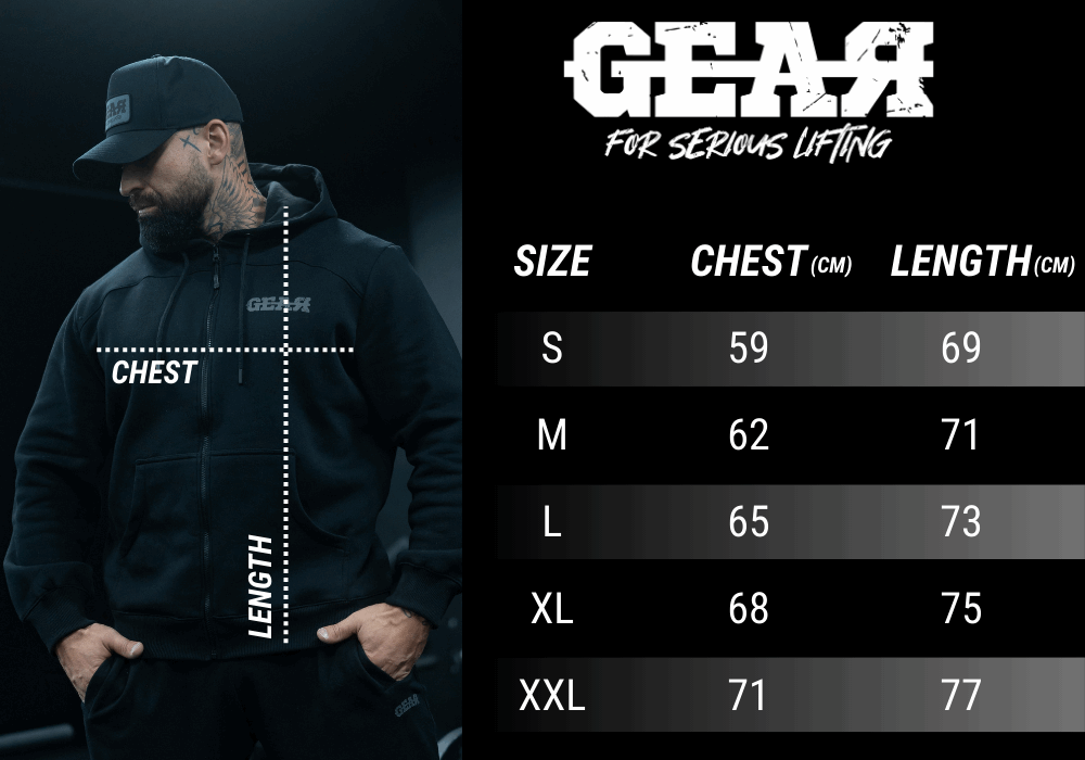 GEAR ZIPPER BLACK
