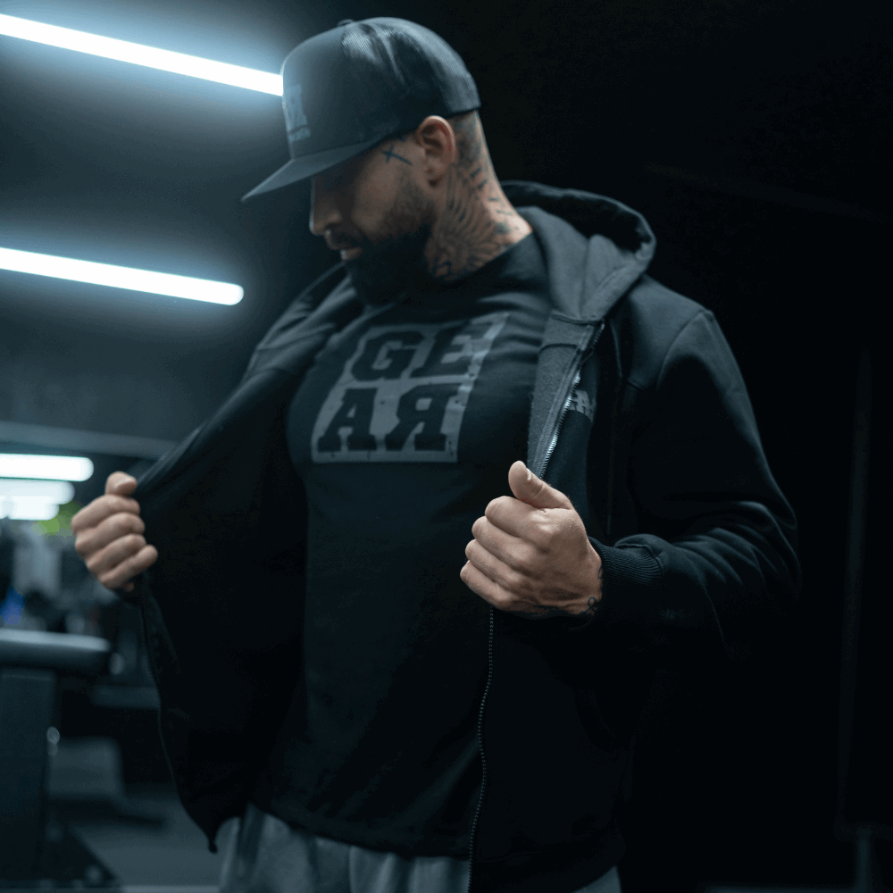 GEAR ZIPPER BLACK