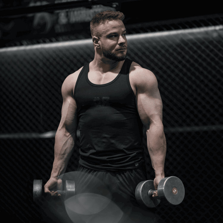 GEAR BASIC TANK TOP BLACK