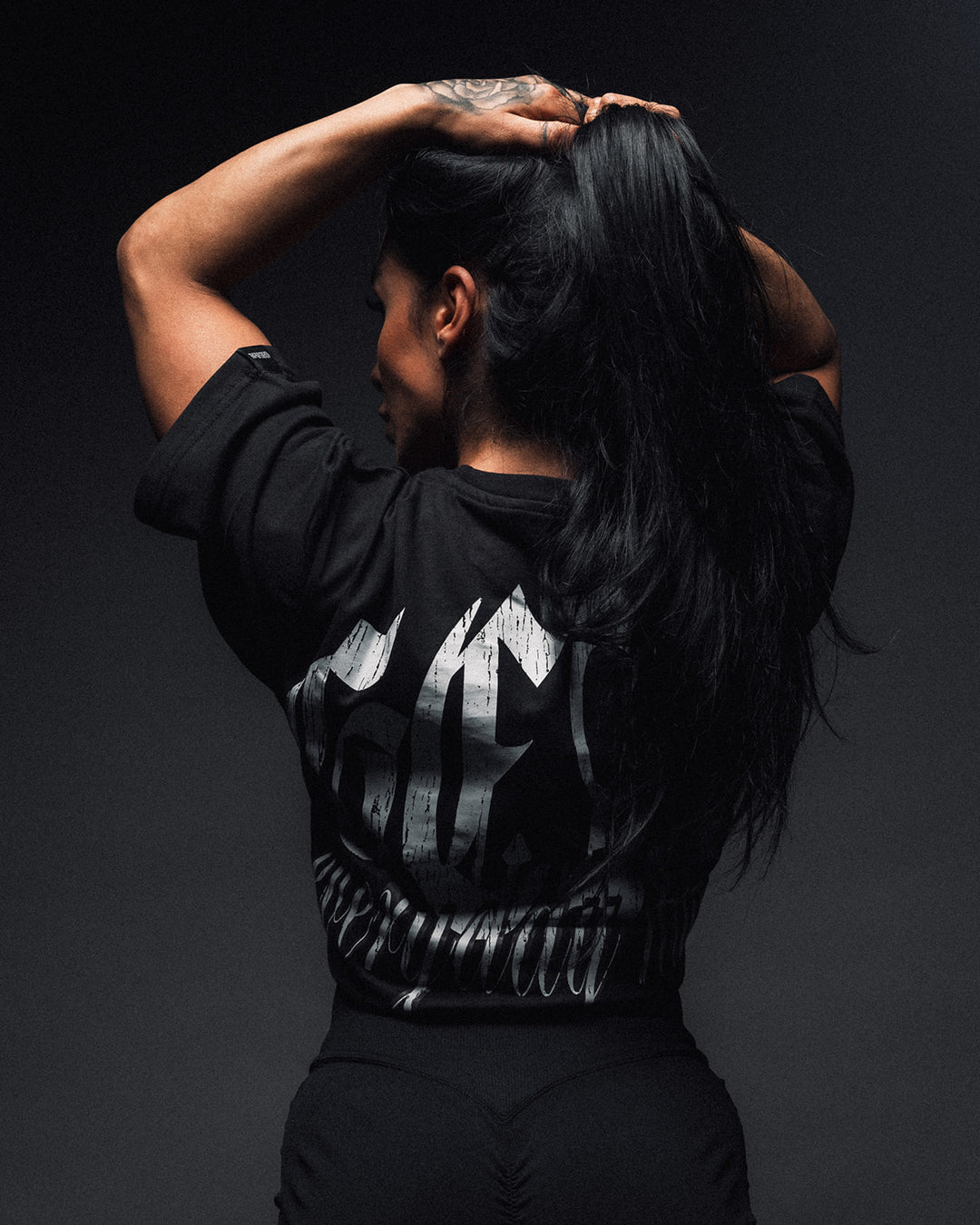 GEAR EVERYDAY HUSTLE OVERSIZED TEE BLACK