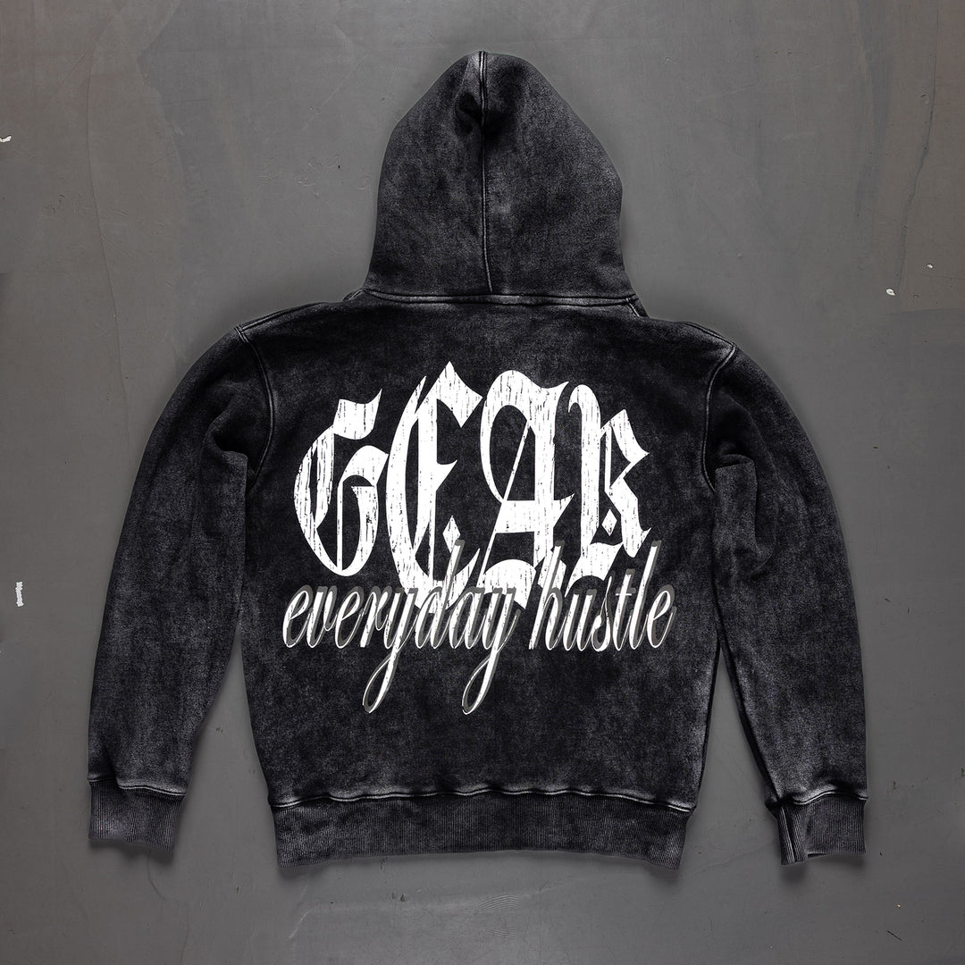 GEAR EVERYDAY HUSTLE HOODIE ACID WASH