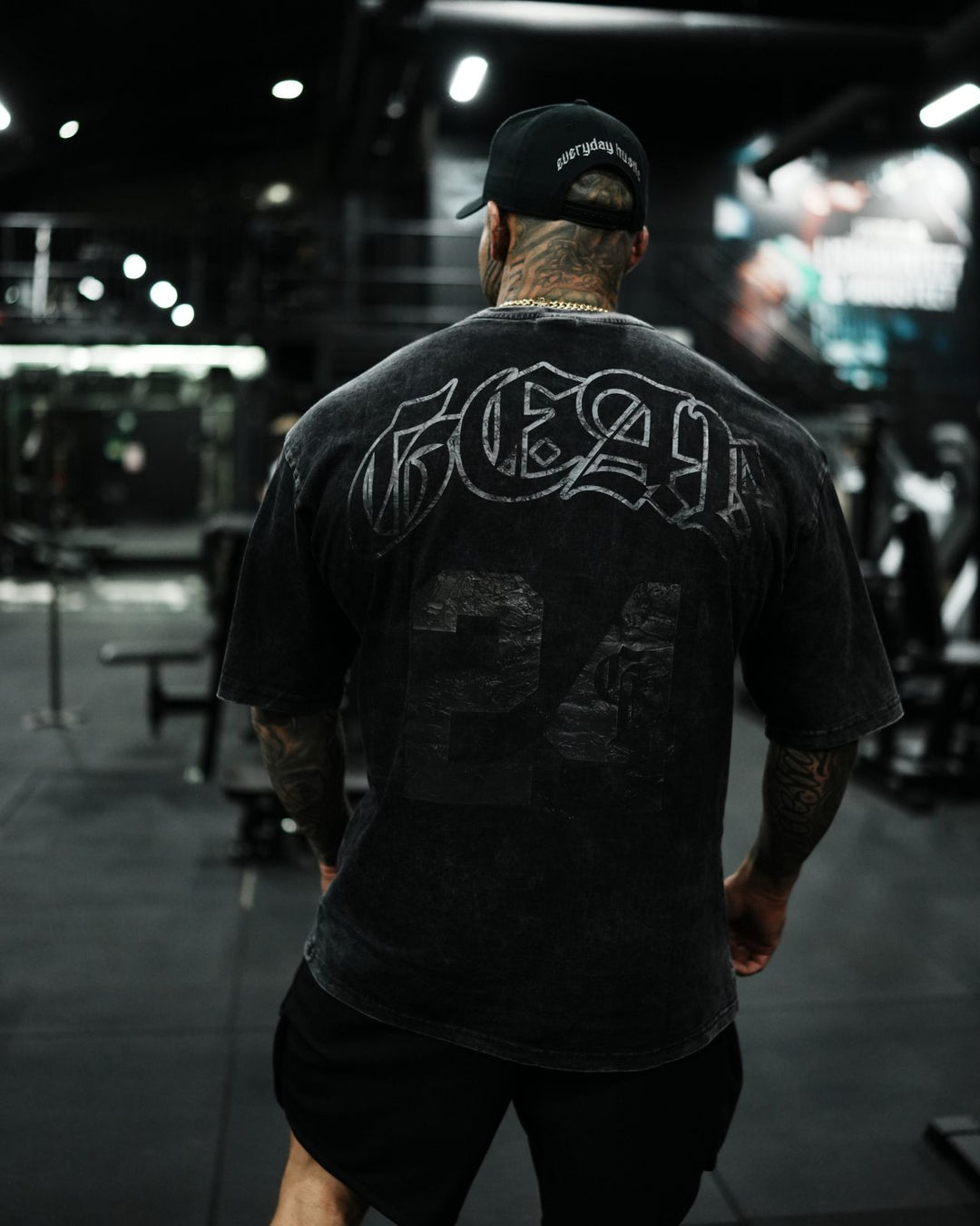 GEAR 24 OVERSIZED TEE ACID WASH
