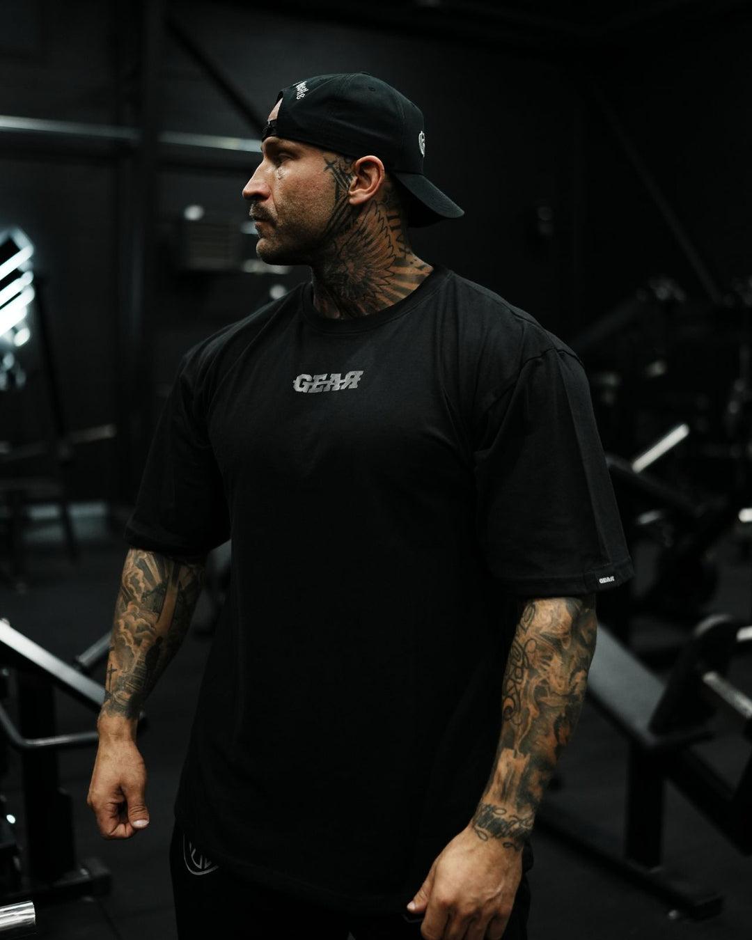 GEAR 24 OVERSIZED TEE BLACK