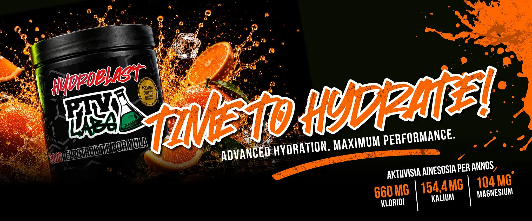 Hydroblast Tangerine | Partially edited with AI